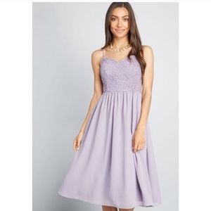NWT ModCloth Purple Midi Dress size 22